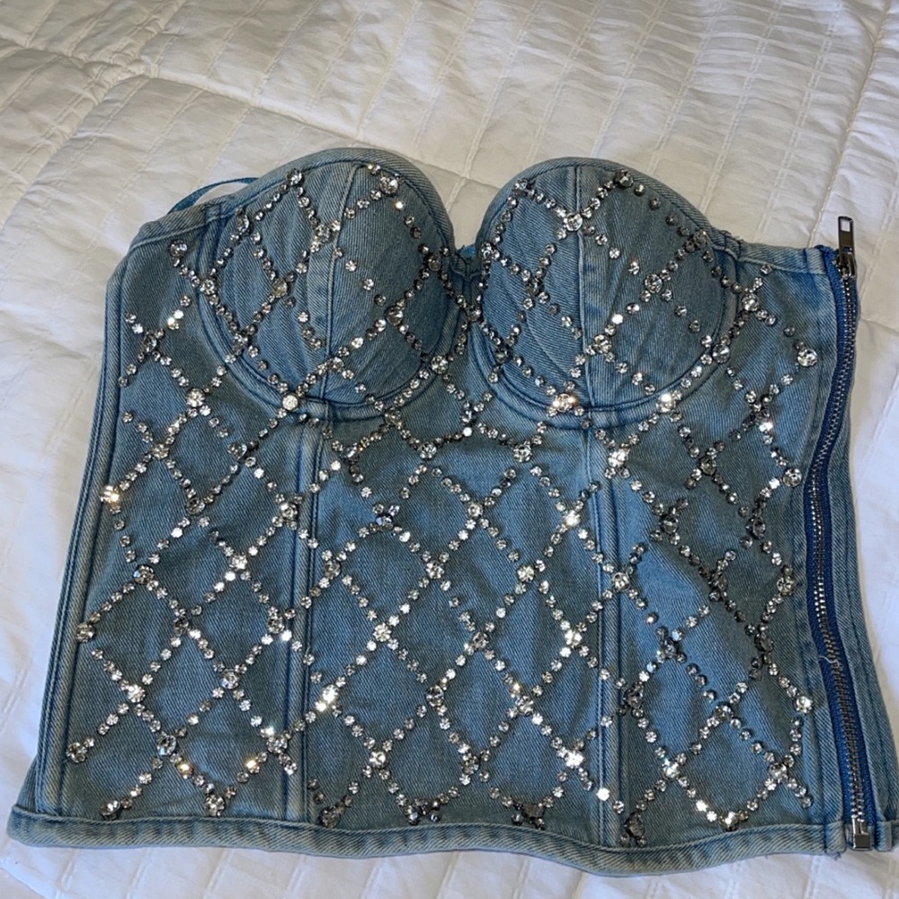 Jean corset.